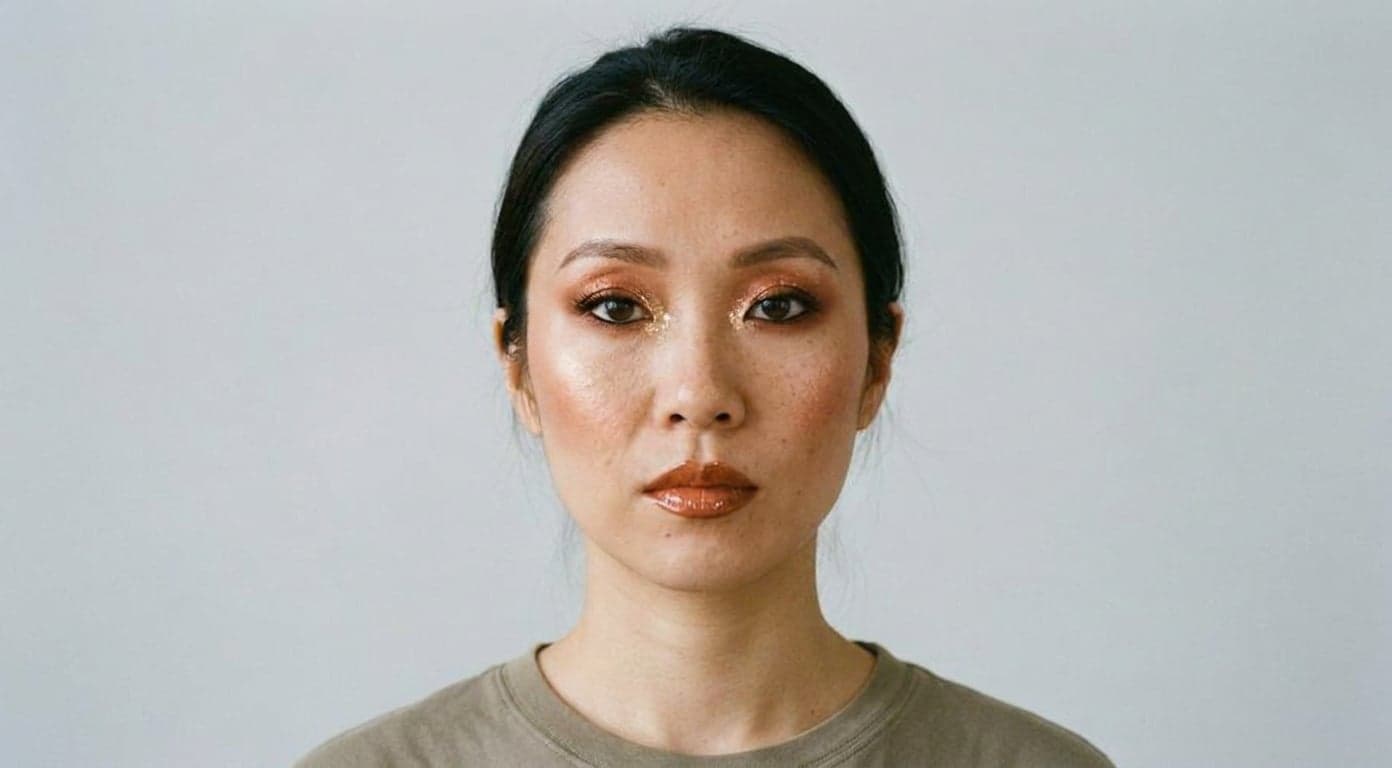 "Gilded Bronze Glam" makeup look reference